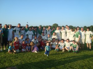 Our Reserve Division Three footballers after our recent championship final win