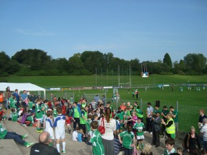 Some of the crowd at our sports day last Saturday