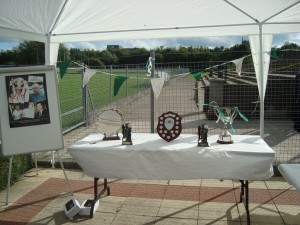 The trophies at our recreational tournament last Saturday