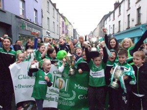 Photo from the St. Patrick's Day Parade in Monaghan Town on Tuesday.